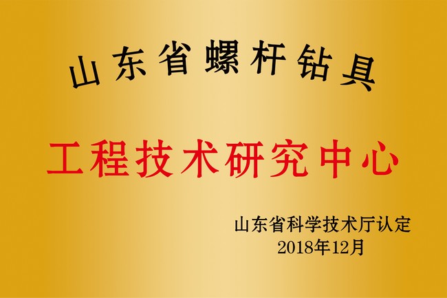 山東省螺桿鉆具工程技術研究中心